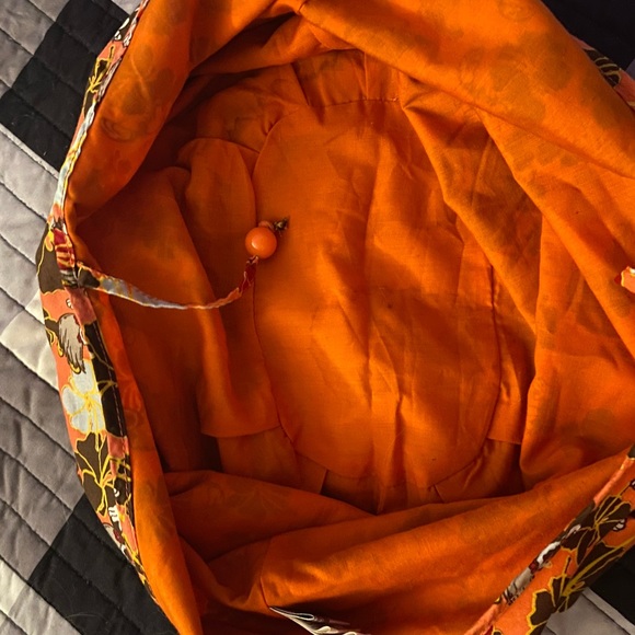 large Disneyland Minnie mouse Hawaiian BoHo/beach style purse very cute✨🍍✨ - Picture 5 of 12